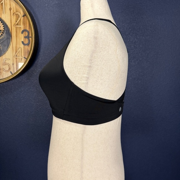 Athleta Advance Black Racerback Sports Bra | 40C - Picture 2 of 5